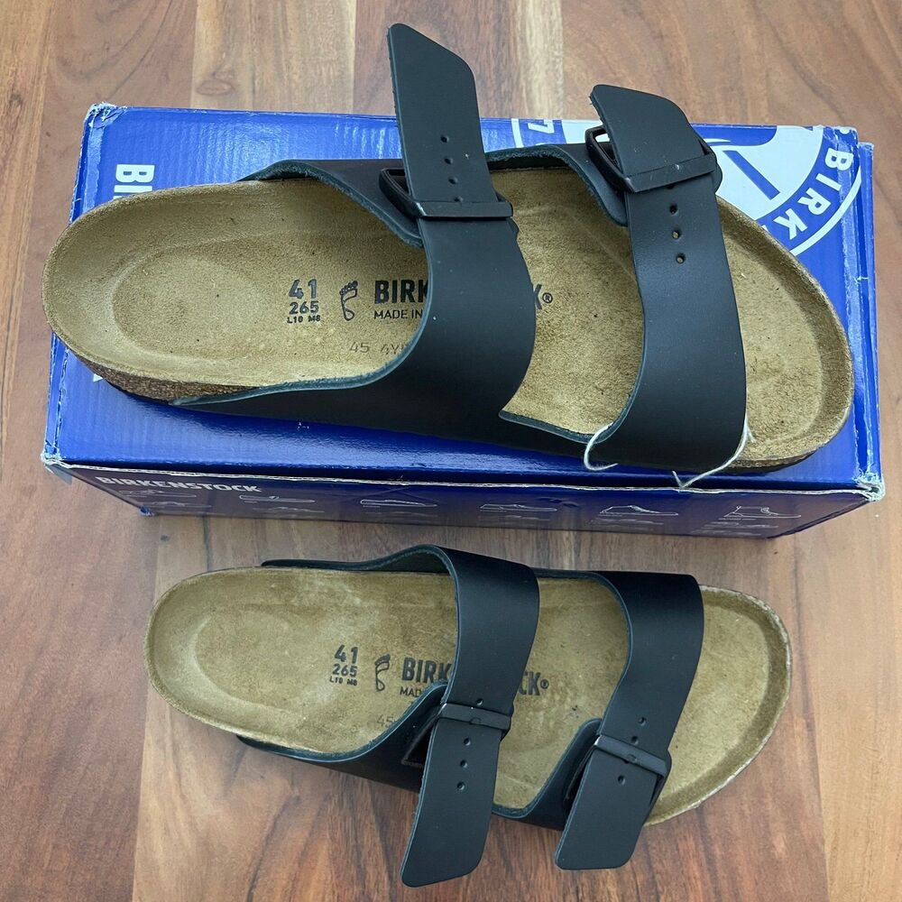 Birkenstock Men's Arizona Birko-Flor Sandals | Men’s 8 or Women’s 10 | NEW - Picture 2 of 11